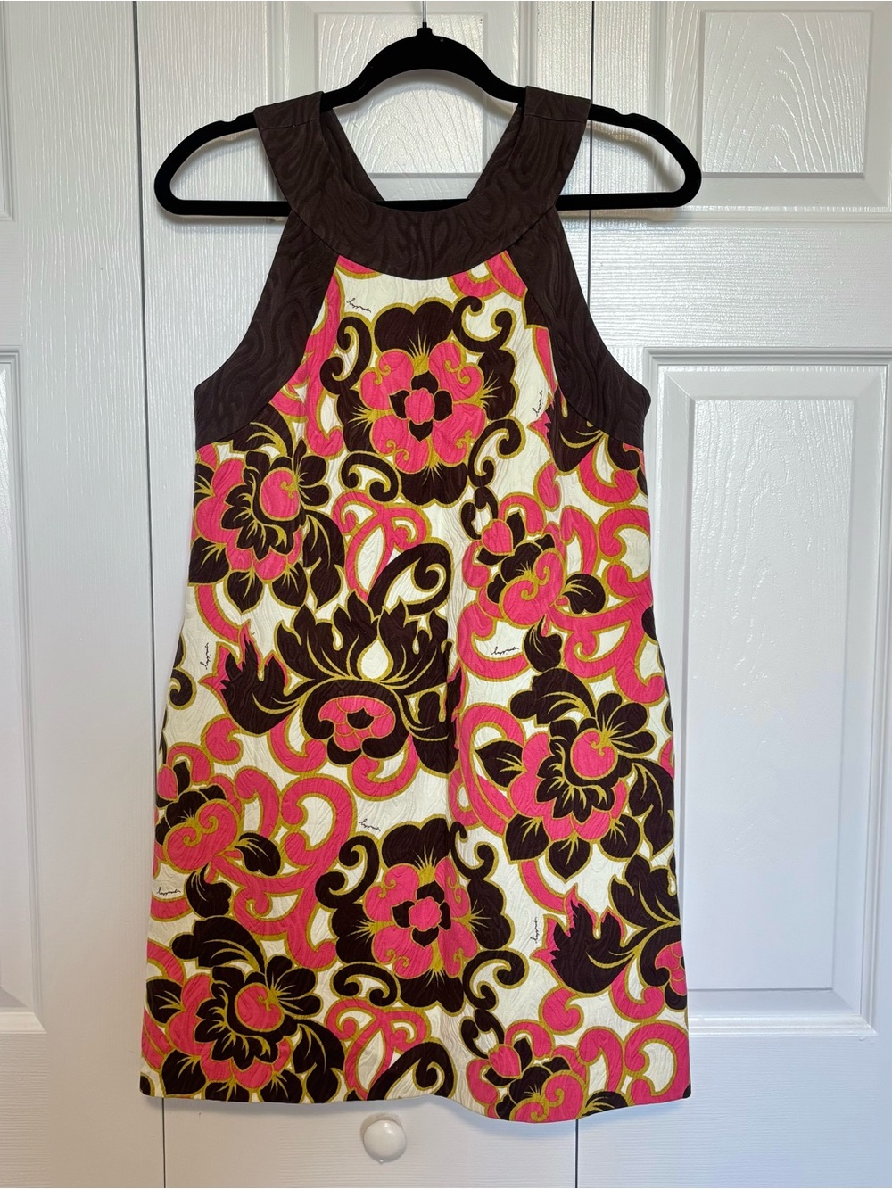 Milly of New York retro patterned shift dress
